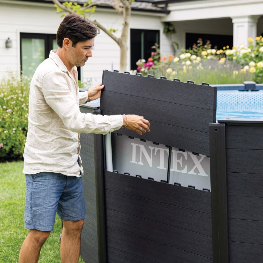 Piscina desmontable D478x124 cm depuradora de arena | INTEX
