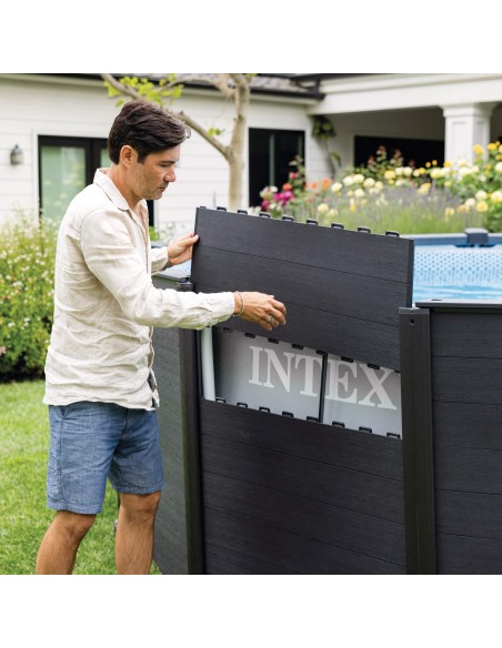 Piscina desmontable D478x124 cm depuradora de arena | INTEX