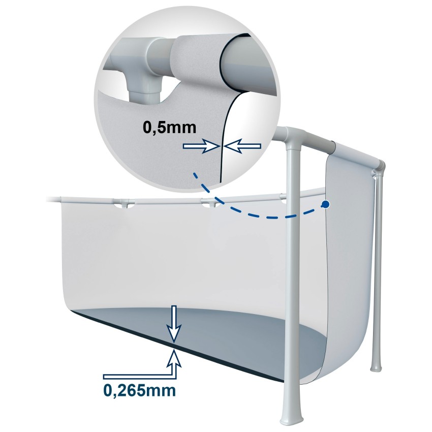 Piscina desmontable Prism Frame D305x76 cm | INTEX