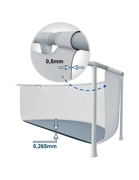 Piscina desmontable Prism Frame D305x76 cm | INTEX