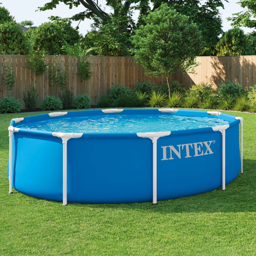 Piscina desmontable circular Metal Frame D305x76 cm | INTEX