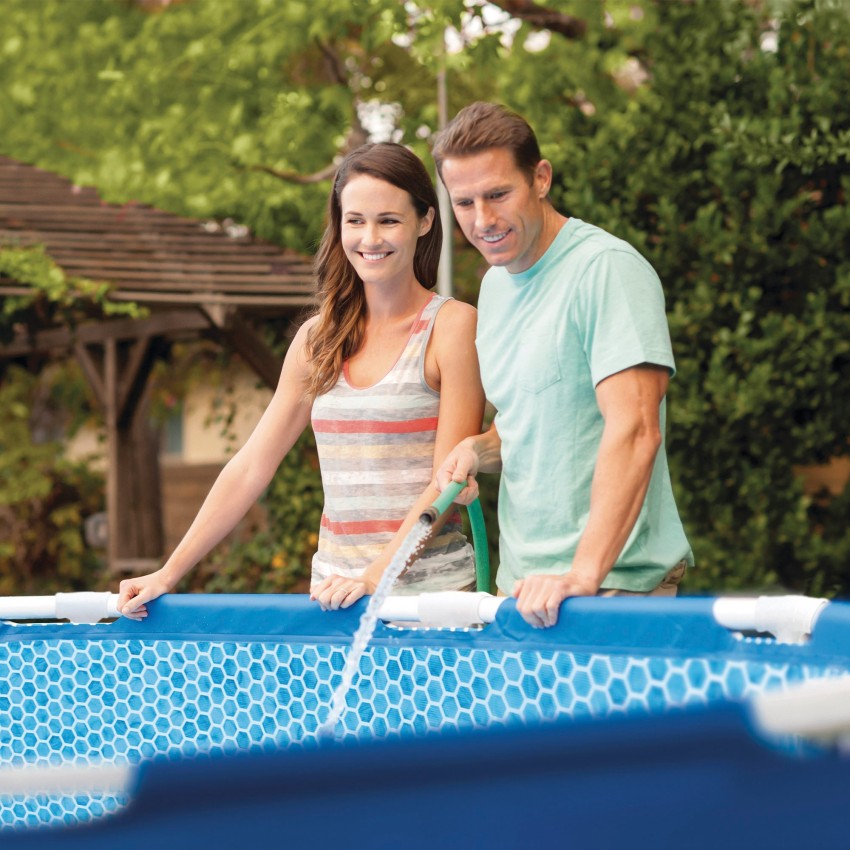 Piscina desmontable circular Metal Frame D305x76 cm | INTEX