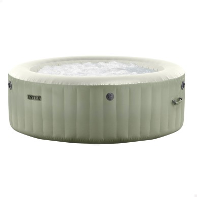 Pack Spa hinchable circular Verde Oliva Ø196x71 6 acc | INTEX 2