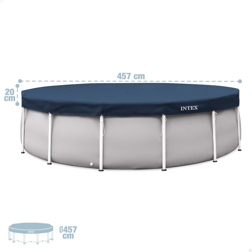 Cobertor de invierno para piscina desmontable de Ø4,57 m | INTEX