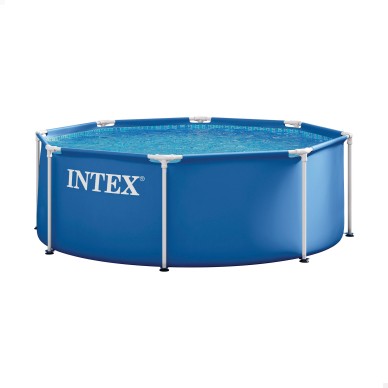 Piscina desmontable redonda Metal Frame de 2,4 metros de diámetro para uso familiar  | INTEX