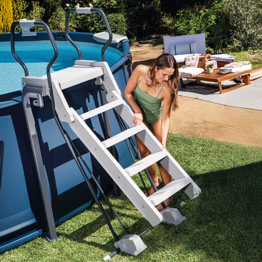 Piscina desmontable D549x132 cm depuradora y accesorios | INTEX