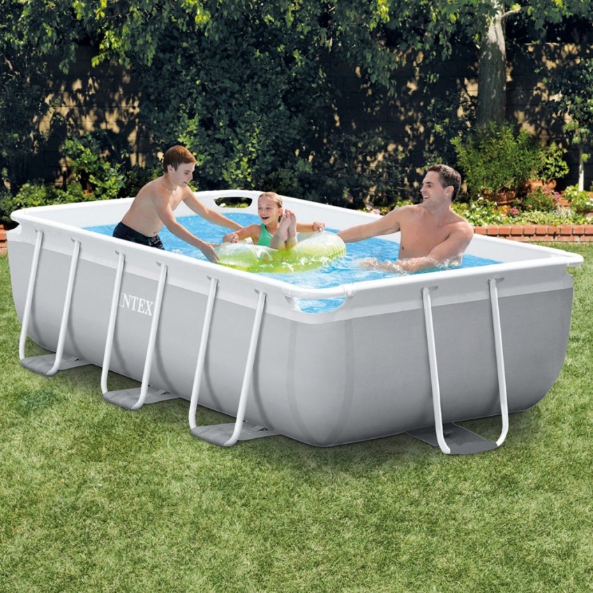 Pack Piscina Prism Frame 300x175x80 cm 5 accesorios | INTEX