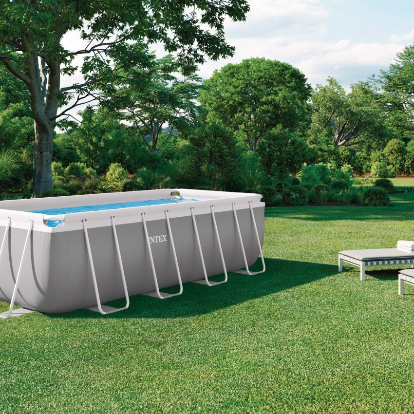 Pack Piscina Prism Frame 400x200x122 cm 5 accesorios | INTEX