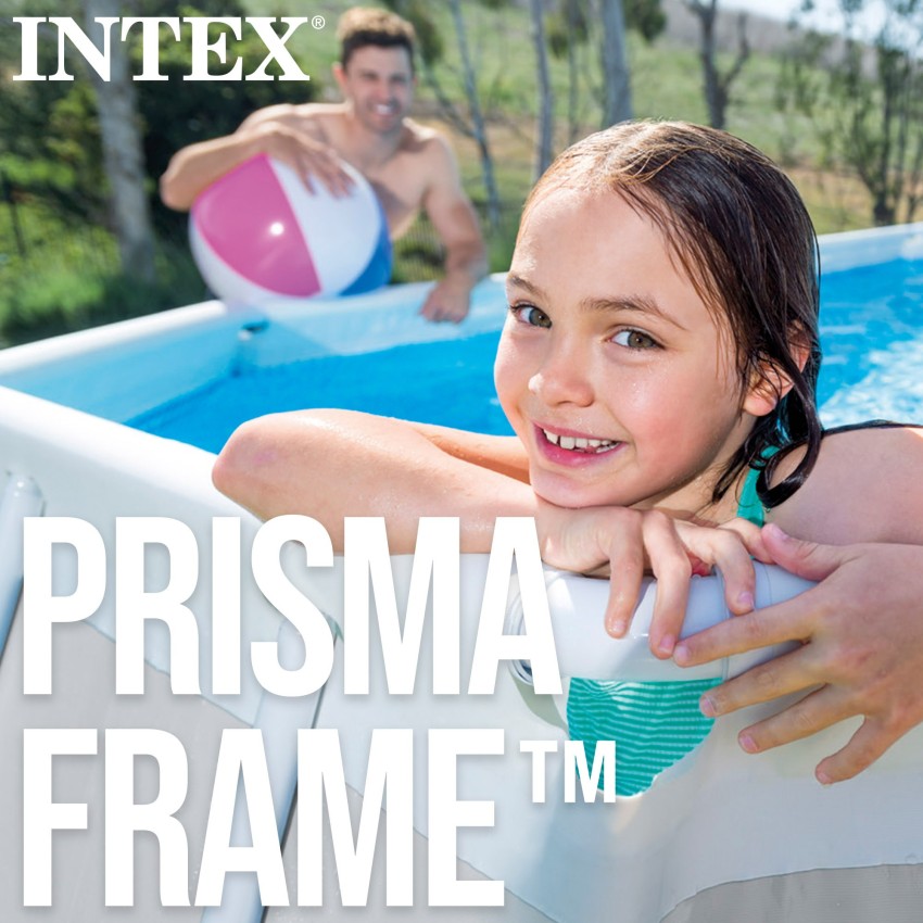Pack Piscina Prism Frame 400x200x122 cm 5 accesorios | INTEX