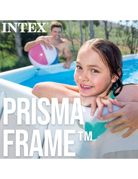 Pack Piscina Prism Frame 400x200x122 cm 5 accesorios | INTEX