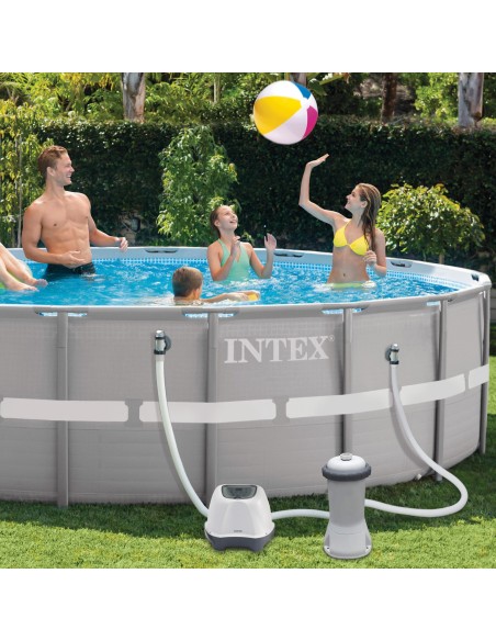 Pack Piscina Prism Frame 400x200x122 cm 5 accesorios | INTEX
