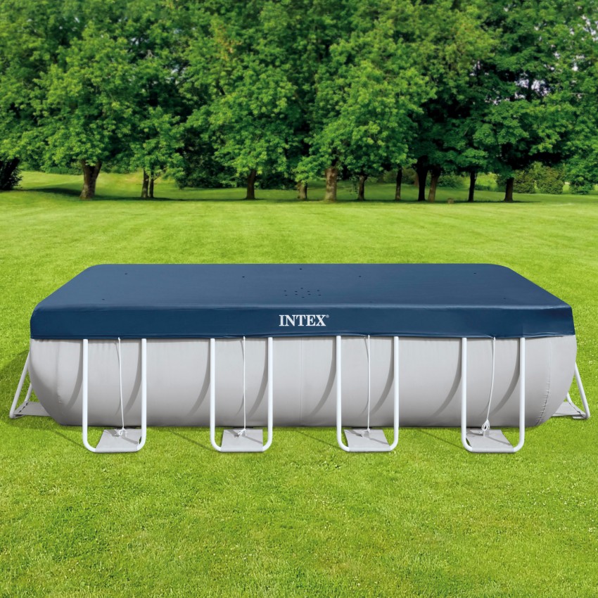 Pack Piscina Prism Frame 400x200x122 cm 5 accesorios | INTEX
