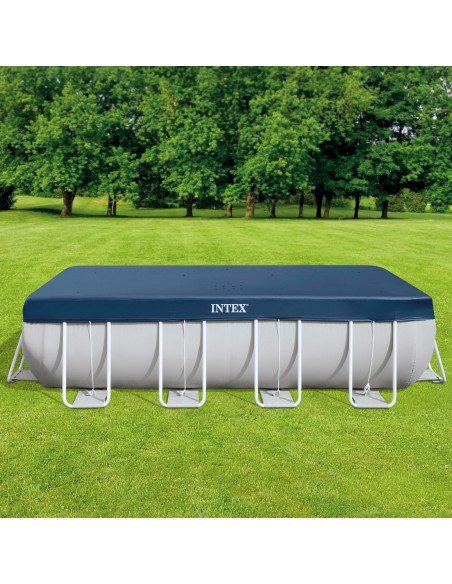 Pack Piscina Prism Frame 400x200x122 cm 5 accesorios | INTEX