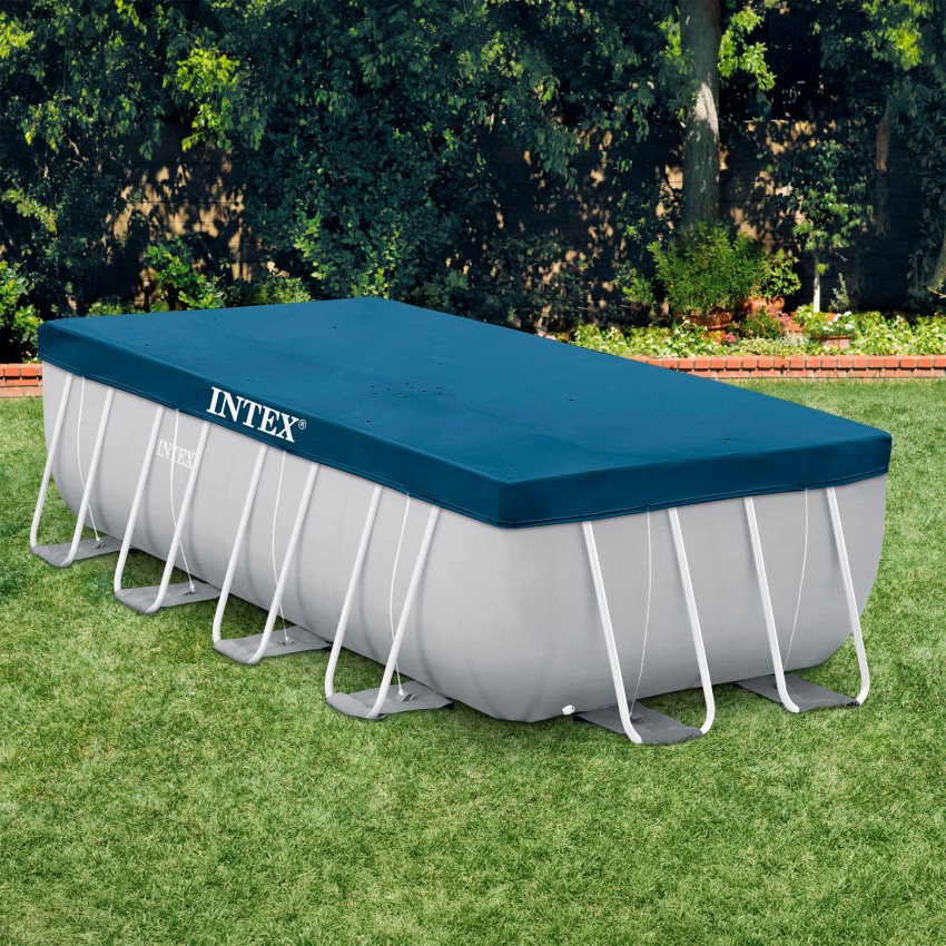 Pack Piscina Prism Frame 400x200x122 cm 5 accesorios | INTEX