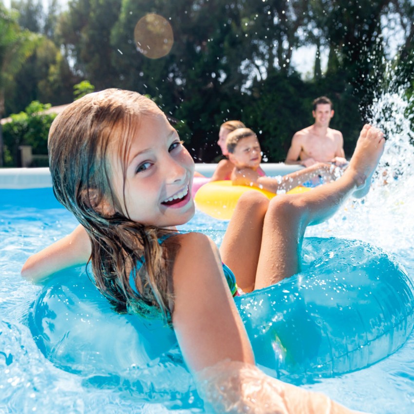 Pack Piscina Prism Frame 488x244x107 cm 7 accesorios | INTEX