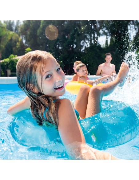 Pack Piscina Prism Frame 488x244x107 cm 7 accesorios | INTEX