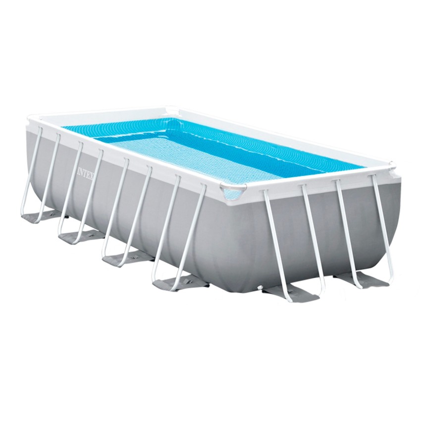 Pack Piscina Prism Frame 488x244x107 cm 7 accesorios | INTEX