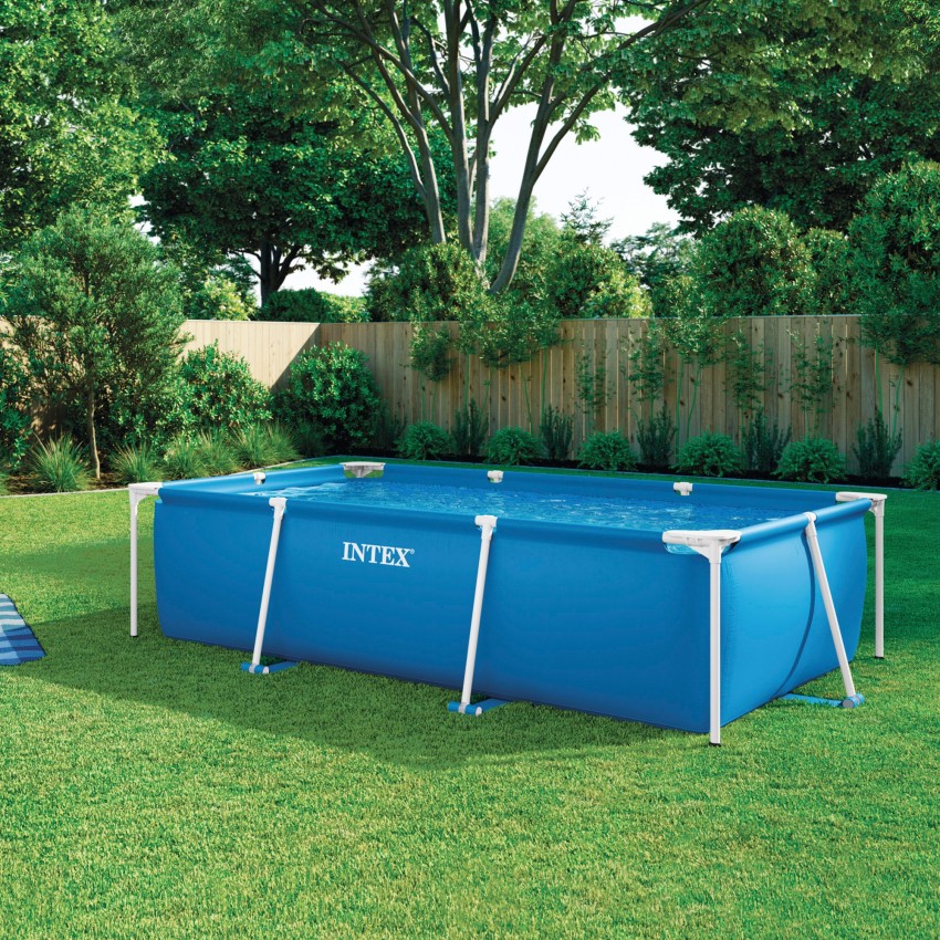 Pack Piscina Small Frame 300x200x75 cm 3 accesorios | INTEX