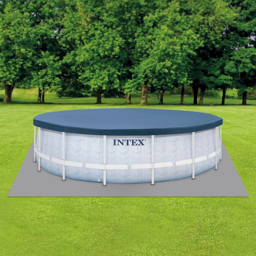 Piscina desmontable redonda modelo Chevron con depuradora | Intex.es