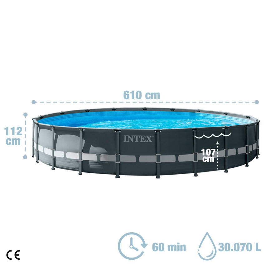 Comprar piscinas grandes con depuradora de arena | Intex.es