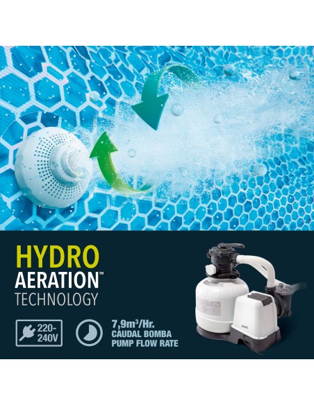 Comprar piscinas grandes con depuradora de arena | Intex.es