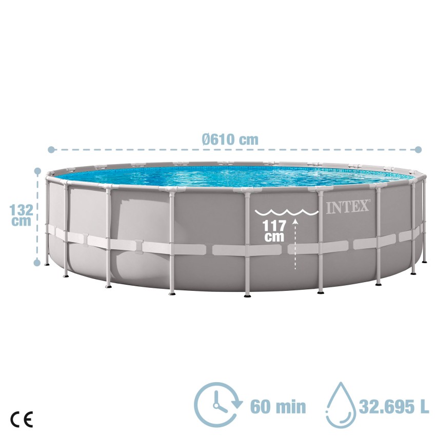 Piscinas redondas grandes - Piscinas Desmontables | Intex.es