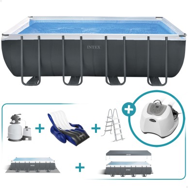 Pack Piscina Ultra XTR Frame  549x274x132 cm con 6 accesorios | INTEX