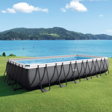 Piscina desmontable rectangular Ultra XTR Frame de 7 metros con depuradora de arena  | INTEX