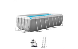 Piscina desmontable rectangular Prism Frame 4 metros con depuradora de arena