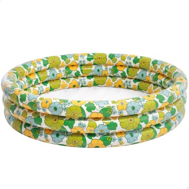 Piscina hinchable infantil flores 3 aros 60 aniversario | INTEX