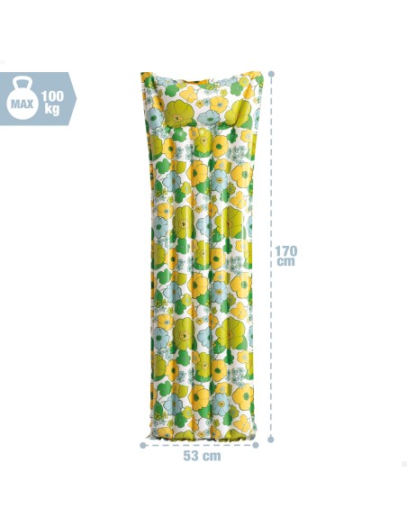 Colchoneta hinchable floral 170x53 cm 60 aniversario | INTEX