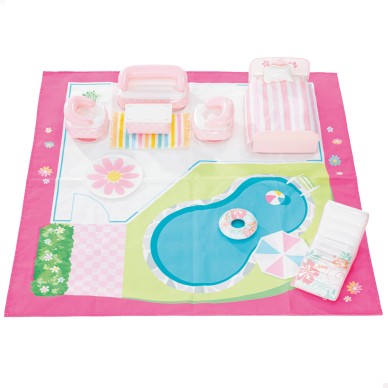 Set muebles hinchables casa muñecas con tapiz | INTEX