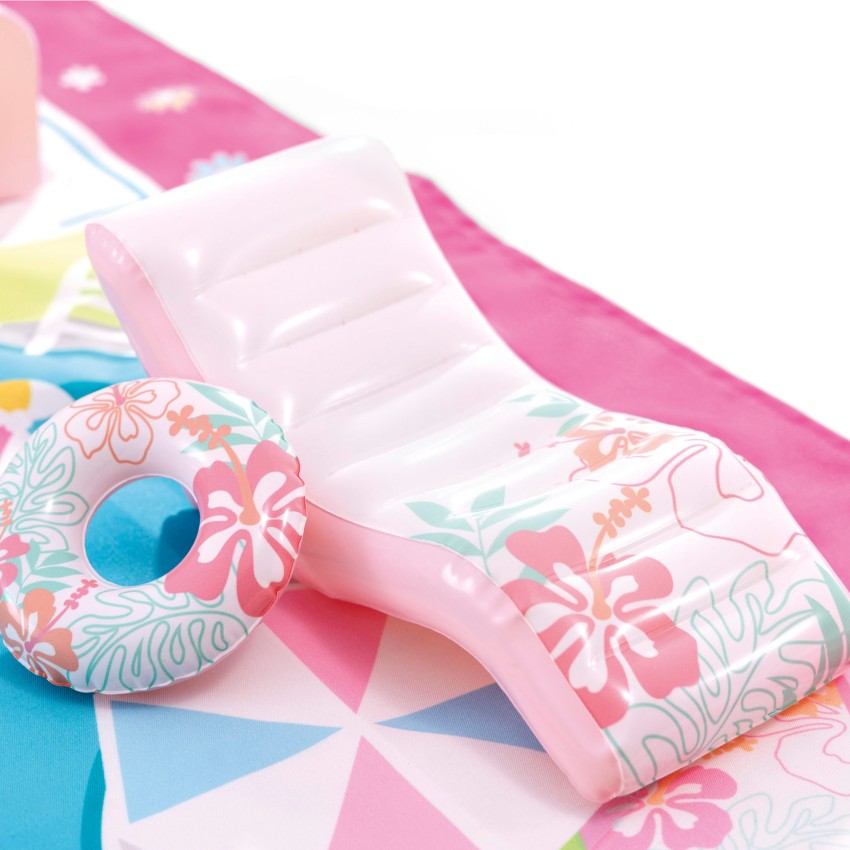 Set muebles hinchables casa muñecas con tapiz | INTEX