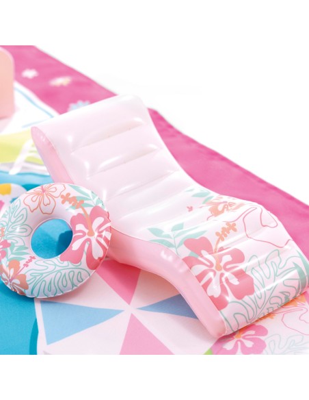 Set muebles hinchables casa muñecas con tapiz | INTEX
