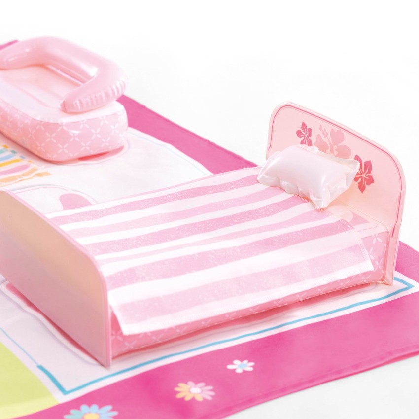 Set muebles hinchables casa muñecas con tapiz | INTEX