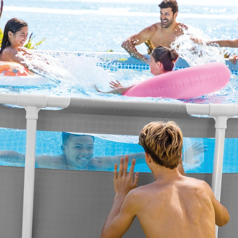 Piscina Prism Frame Clearview: la nueva piscina de INTEX
