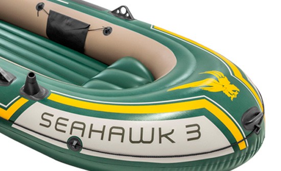 Barco hinchable Seahawk 4 Intex Sport Series 351x145x48 cm