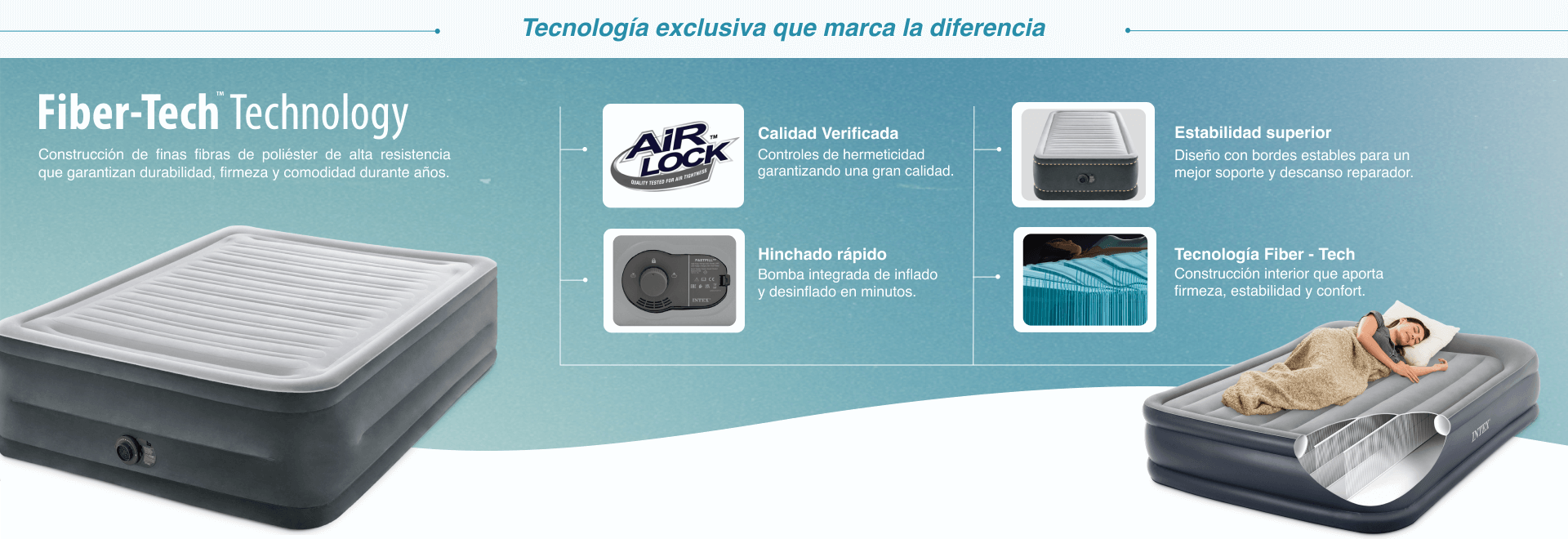 Tecnología de los colchones Intex