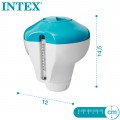 Dispensador de cloro flotante con termómetro INTEX