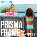 Piscina desmontable INTEX Prism Frame Greywood + depuradora