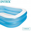 Piscina familiar hinchable INTEX forma rectangular