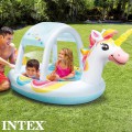 Piscina unicornio INTEX con ducha y toldo desmontable